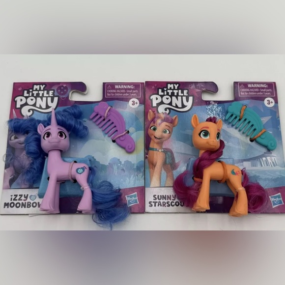 Figurine My Little Pony Sunny Starscout Avec Peigne – Hasbro – Neuve Sous Blister